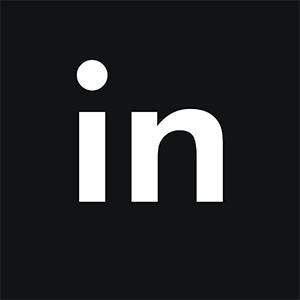 LinkedIn icon button